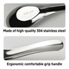 AUXBC 5PCS 5.5” Stainless Steel Soup Spoons, Mirror Polished Long
