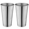 Metal Magery Stainless Steel Milkshake Cups Immersion Hand Blender Malt
