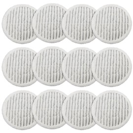 Wisorder 12 Pack S8201 Replacement Steam Mop Pads for Shark S7001 S8001 S7201 S7000AMZ S7000 S7005 S7020 S7001C S7000C Steam Mop, Steam & Scrub All-in-One Scrubbing Mop Pads, for Model XKITP7000
