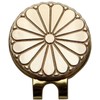 Chrysanthemum Crest Golf Marker Hat Clip Magnetic Attachment Ball Marker
