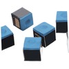 Mipcase 24Pcs Pool Cue Chalk Cubes Blue Billiard Chalk for