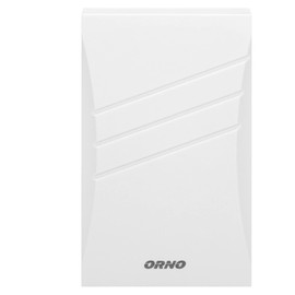 Orno DP-BD-157 BELIS Doorbell Wired Mechanical Gong with Built-in Transformer Two-tone IP 20 80dB White 230V