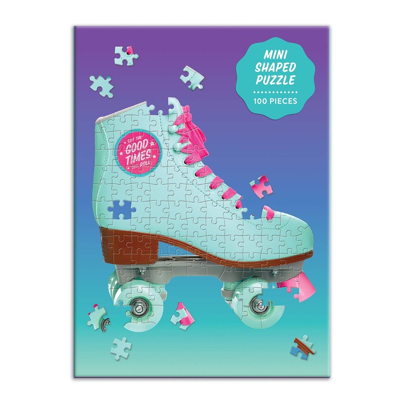 Galison Let The Good Times Roll Roller Skate 100Piece Mini