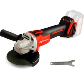 DogChrymion 20V Cordless Angle Grinder, Compatible with Makita 18V Battery (no battery), 8500 RPM, for 4-1/2'' Disc, 4 Power/Speed Levels, Tool only