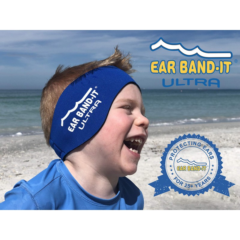 Ear Bandit Ultra Swimmers headband Small Orange Suitable for 1-3