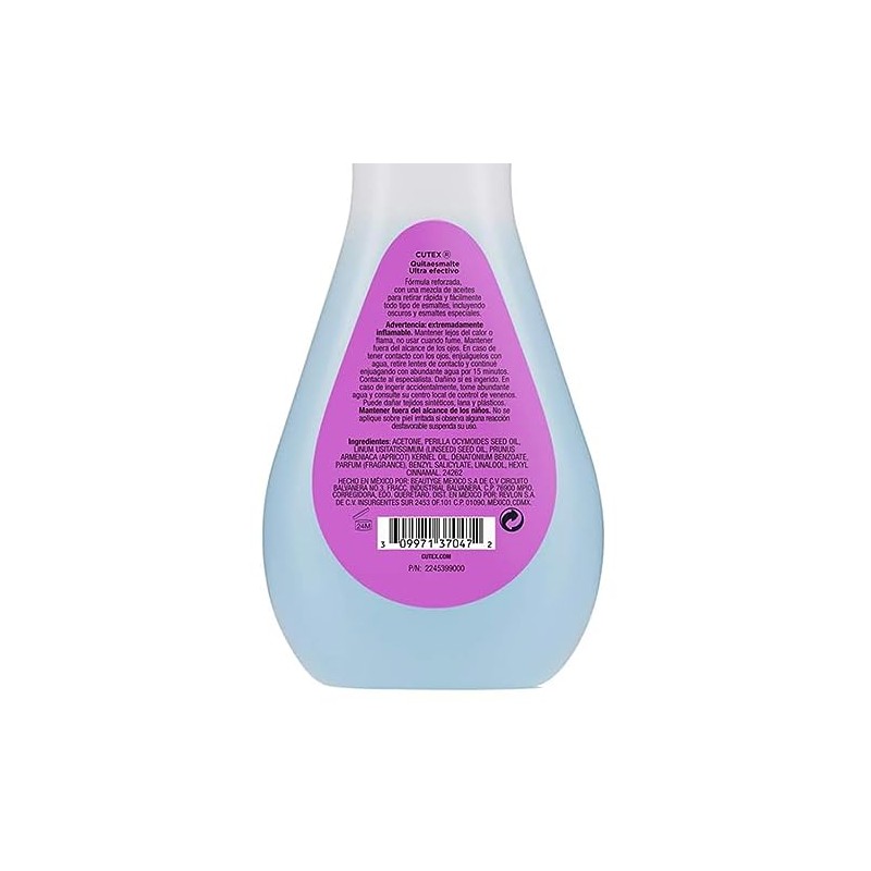 Cutex Quitaesmalte Ultra Efectivo