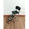 Dollhouse Retro Step Stool Tall Chair 1950s Style Black 1:12