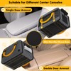 PAWZIDEA Center Console Dog Car Seat, Enclosed Small Dog Armrest