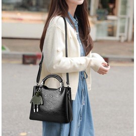 BUKESIYI CCJP77257 Women's Crossbody Bag Pochette Hand Shoulder Mini Tote Sling Shoulder Bag for Women PU Leather, blue