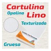 Cartulina Lino Texturizada Blanca 225gr Tela Importada Carta