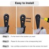 14 PCS Wall Mounted Hooks Coat Hooks with 30 PCS