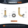 V VELAMEIS Engine Coolant Radiator Line Quick Connector for Nissan