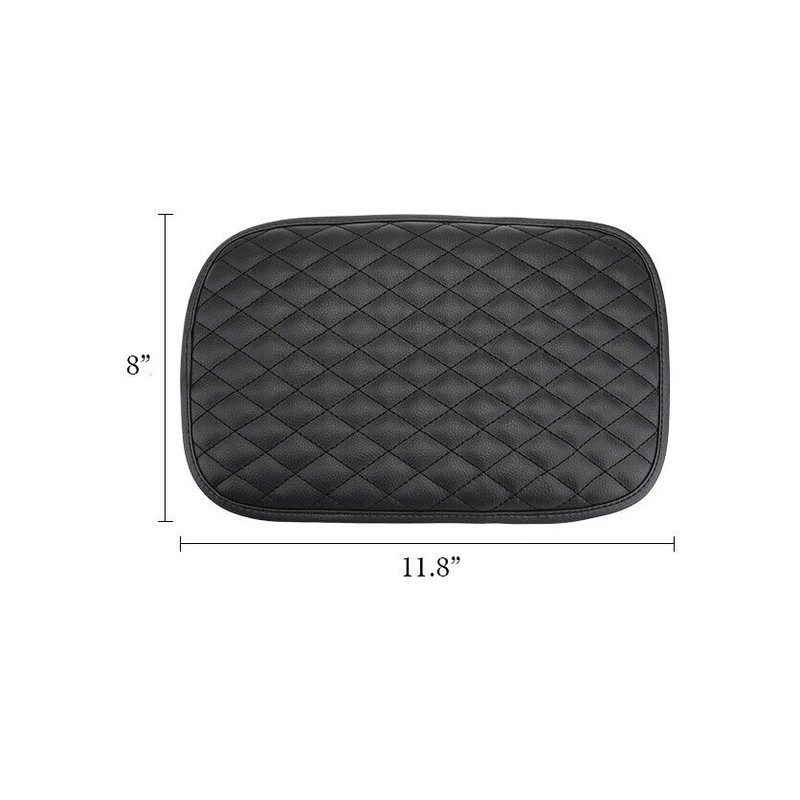 Unbranded Universal Car Center Console Box Armrest Cushion Cover PU