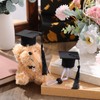 Eccliy 2 Pcs Pet Graduation Caps Mini Bachelor Hats with