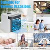 Portable Air Conditioners，3-Speed Anti-leakage Water Air Cooler Fan，Upgraded Personal Air