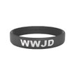 Reminderband WWJD Black Band - Medium