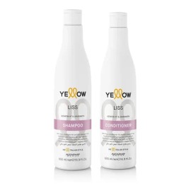 Shampoo  Acondicionador Liss Yellow Therapy Alfaparf                                                                                                  