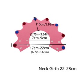 Adjustable Cat Recovery Collar, 2 PCS Crown Shape Post Surgical Soft Pet Protection Collar for Kitten, Cats, Puppy (Pink & Yellow)