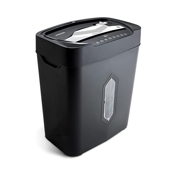 Aurora Anti-Jam 12-Sheet Crosscut Paper and Credit Card Shredder with