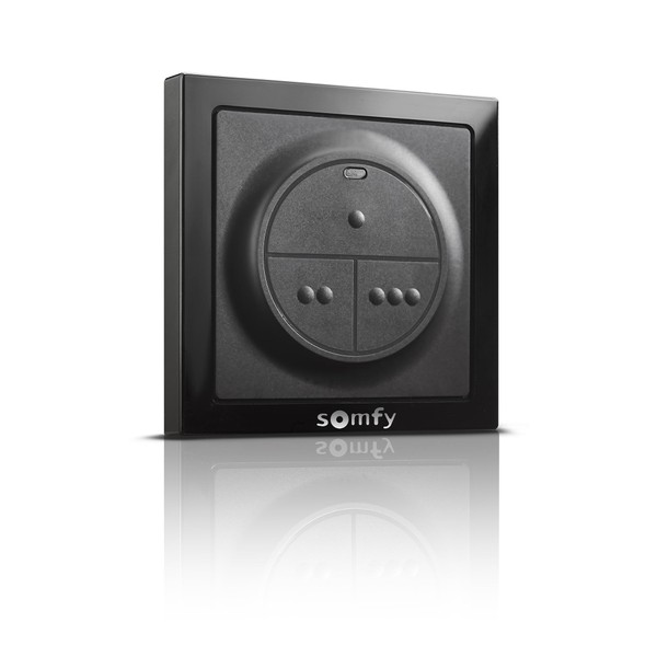 Somfy 1870781 - RTS Radio Wall Switch | To Control 3 RTS Motorisations | Wireless | Waterproof