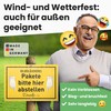 DankeDir! Pakete bitte hier abstellen – Plastic Sign 30 x