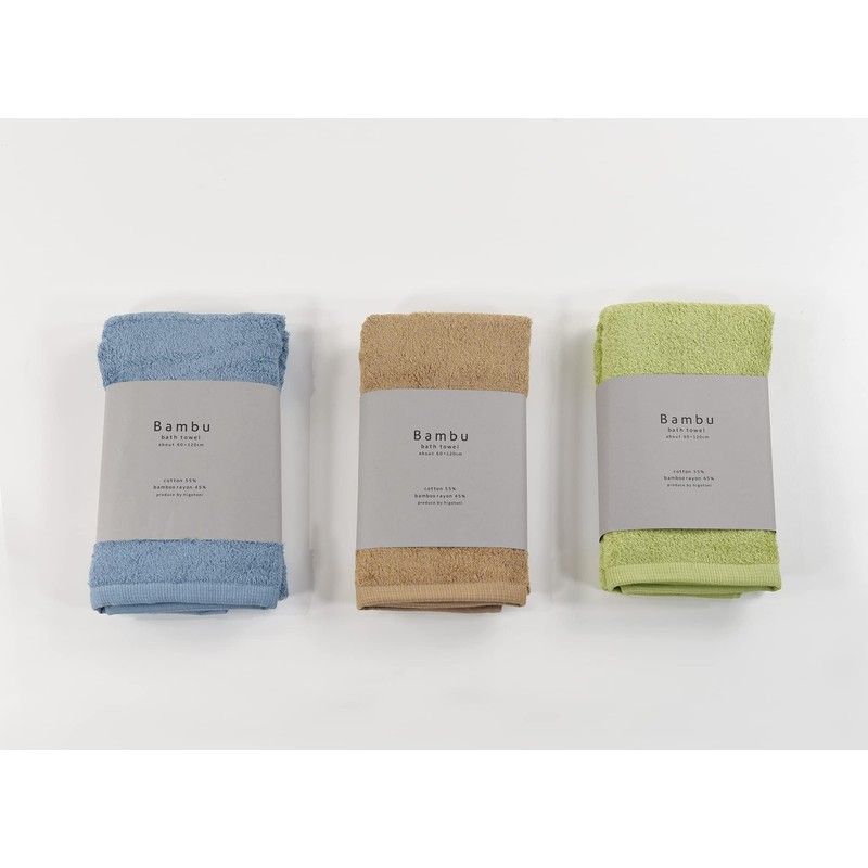 Kosugizen higotoni. Bath Towel, Bamboo & Cotton, Banbu 23.6 x