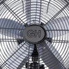 Good Housekeeping 92612 All-Metal 12" Retro Desk Office Table Fan