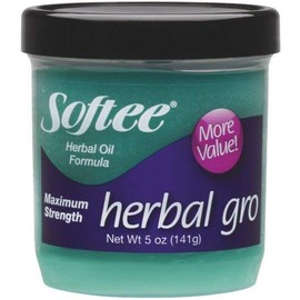 Herbal Gro Maximum Strength - Enhance & Nourish All Hair Types, 5 oz,(Softee Products) - 2 pieces