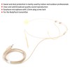 3.5mm Earhook Microphone, Headworn Single Earhook Microphone Mic Wired Flexible