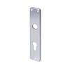 Alberts 215668 Door Handle for Mortice Locks Aluminium Anodised Silver