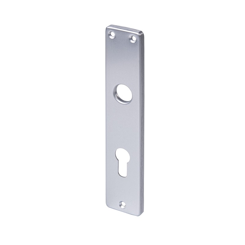 Alberts 215668 Door Handle for Mortice Locks Aluminium Anodised Silver
