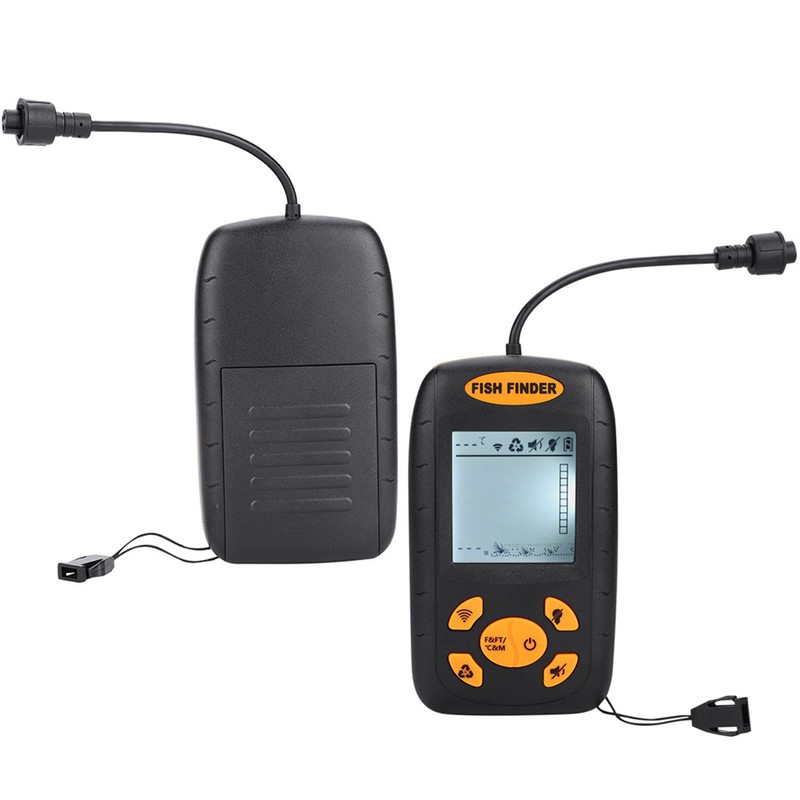 Sonar Frequency Fish Finder Fishing Sensor Underwater Transducer Fishing Accessory