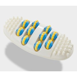 [cm00218]Sole massager/foot massager/sole acupressure massager/sole stretching/sole roller White-DM318 5ea