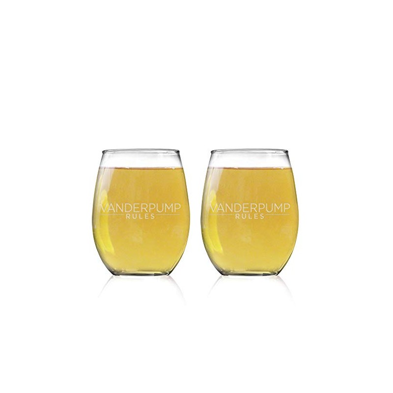Bravo TV Vanderpump Rules Wine Glasses - Set of 2