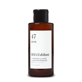 47 Skin Anti-blemish BHA Exfoliant enriched with Silver Chitoderm for All Skin Types, Clear Skin Exfoliator, 100ml