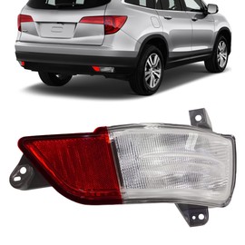 UPPARTS Backup Light Assembly For 2016 2017 2018 Honda Pilot - Fits Passenger Side of Honda Pilot Rear Bumper - Includes Bulb, Lens, Housing - Tail Light For Pilot EX EX-L LX Touring Elite