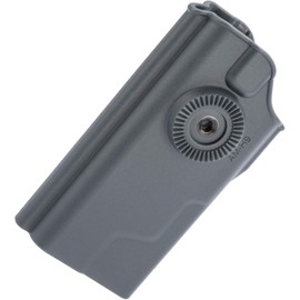 Evike Airsoft - EMG Matrix Hardshell Adjustable Holster for Hudson H9 Series Airsoft Pistols (Color: Grey/No Attachment)