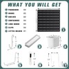 MULSAME Pegboard Combination Kit, 25.2" x 25.2" Wall Mounted Storage