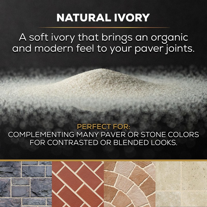 40 Pound Natural Ivory DOMINATOR Polymeric Sand with Revolutionary Ceramic