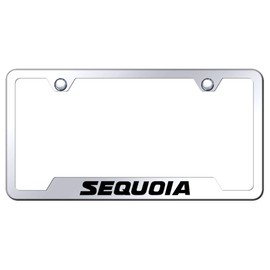 Toyota Sequoia Polished Steel License Plate Frame
