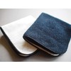 Imabary Skin Friendly Pile + Gauze Handkerchief Towel, Black, Set