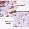 Wedding Stickers for Scrapbooking, 5Sheets 321PCS Wedding Scrapbook Stickers, Scrapbook