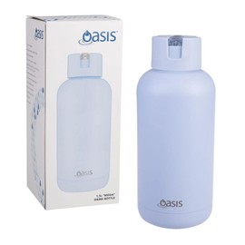 Oasis Ceramic Lined Stainless Steel Triple Wall Insulated Moda Drink Bottle 1.5L - Periwinkle