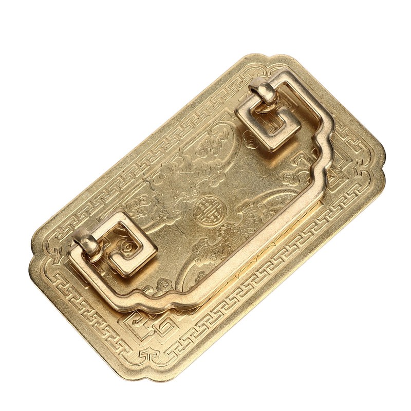 Antique Drawer Handle Tetragonal Bat Handle Antique Chinese Retro Style