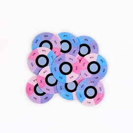 10PCS 2-Way Humidity Indicator Card,RH Indicator Card D33MM