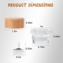 RK-17VB Vacuum Breaker Float Kit for Woodford RK-17VB Model 17 Anti-Siphon Wall Faucet, Anti Siphon Valve Repair Kit 4 Pack