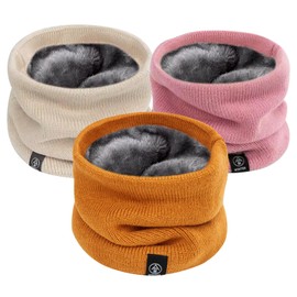 PEPOYO AI Tube scarf, women's scarf, perfect for running, skiing, cycling or the daily commute to work - adapts to any activity., White Yellow Pink