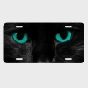 Made In The USA Black Cat Beautiful Eyes License Plate