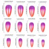 Almond Tip Press on Nails Medium Gradient Aurora False Nails
