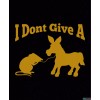 I Don't Give A Rats Ass Vinyl Bumper Decal 5”